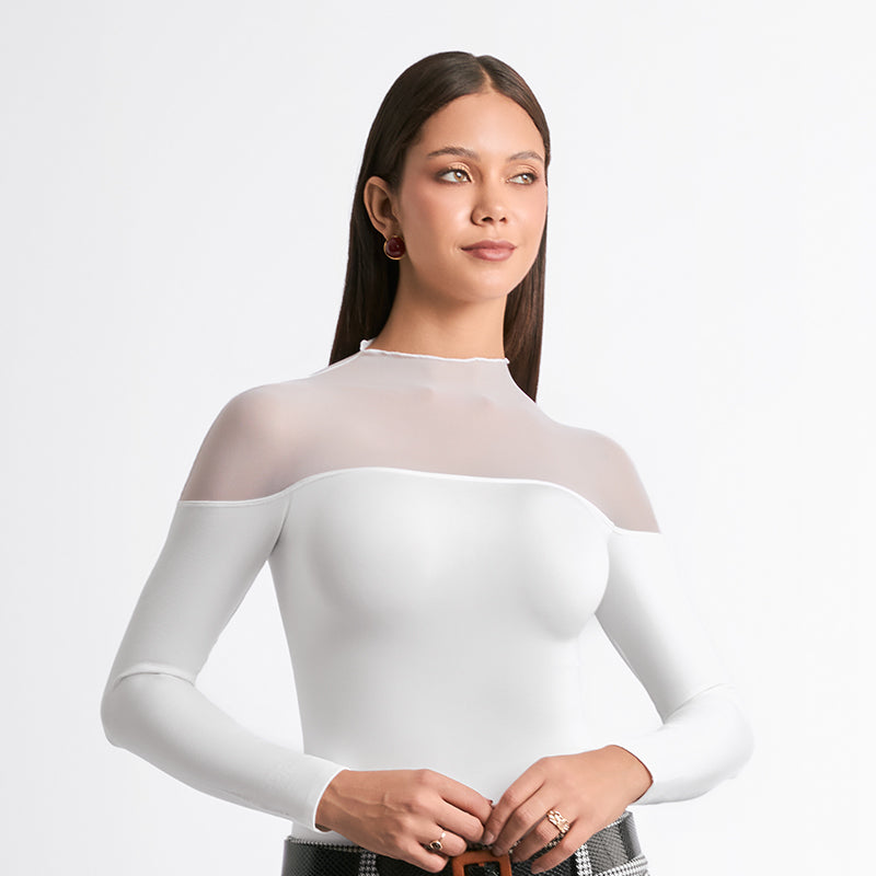 CAMISETA SIN COSTURAS EXTERIOR ABBIE