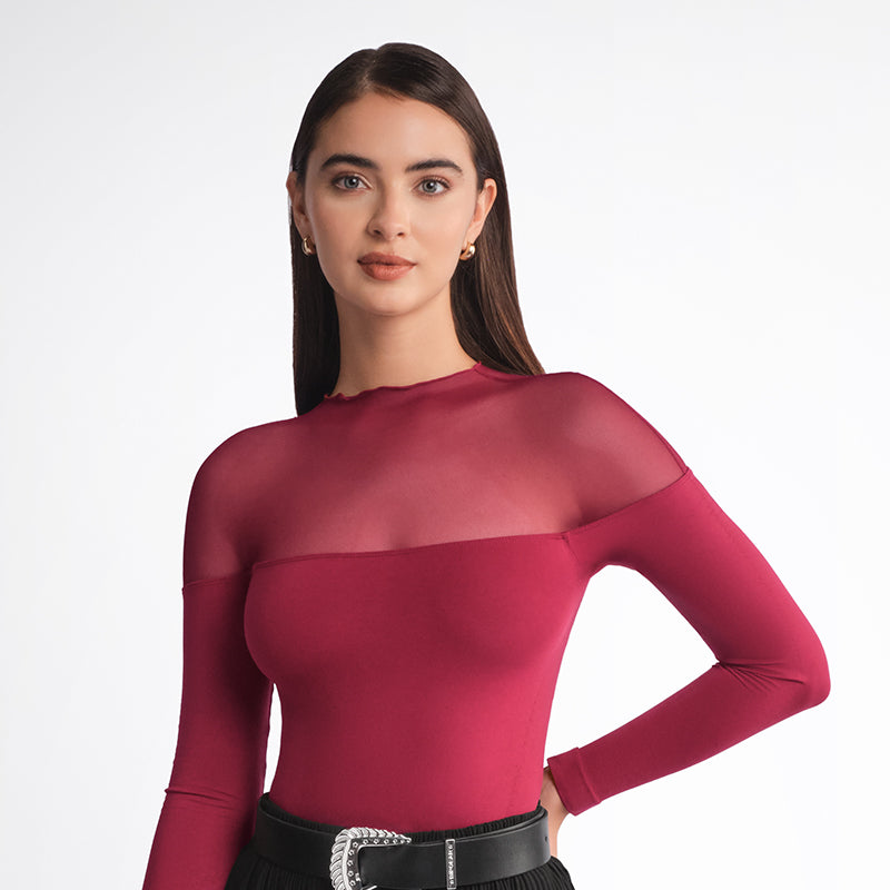 CAMISETA SIN COSTURAS EXTERIOR ABBIE