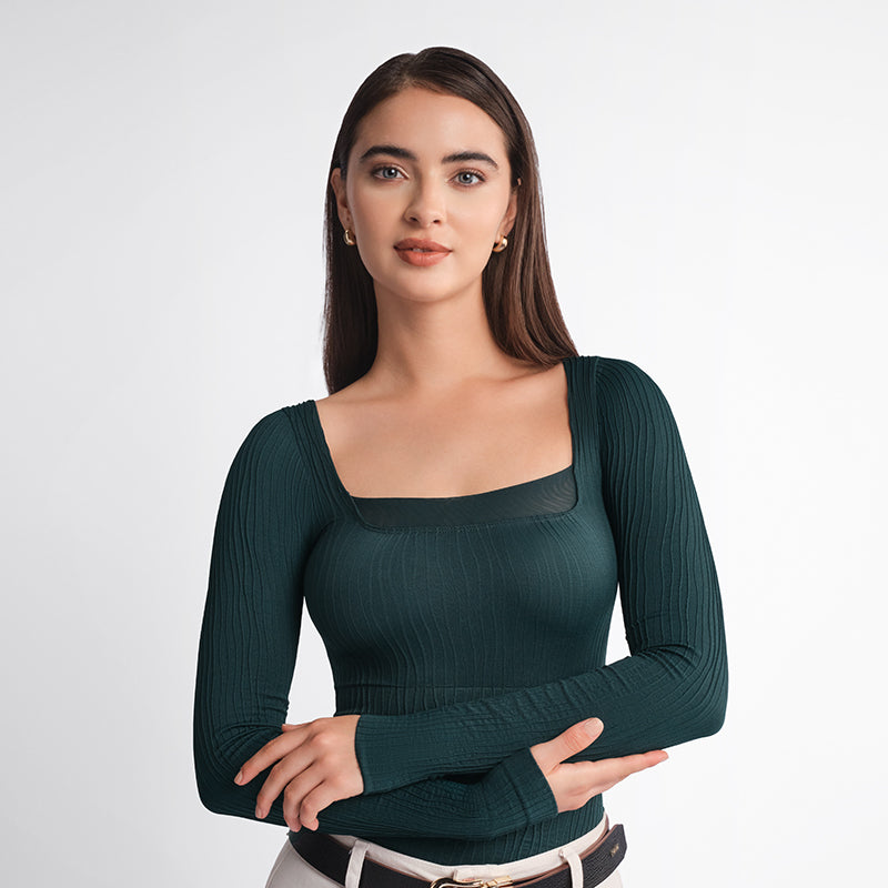 CAMISETA SIN COSTURAS SUPER FIT EXTERIOR ADRIANA