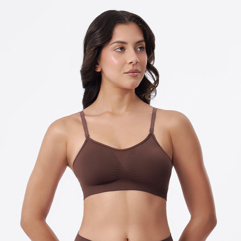 SEAMLESS ROPA INTERIOR TOP SHAPE CON COPAS